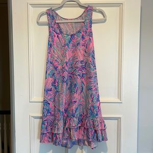 Lilly Pulitzer ruffled tank dress. Size small